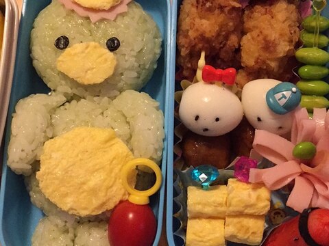 愛嬌たっぷり、かっぱ弁当♪